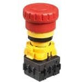 APEM Inc., A02ESH3B112IX0, Switch Emergency Stop N.O./N.C. DPST/SPST Mushroom Button 3A 250VAC 30VDC Screw Panel Mount (2 Item/s)