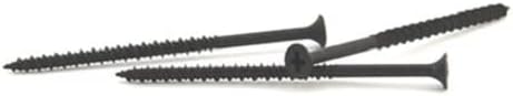 #8 x 1 1/2' Hi-Low Drywall Screws/Phillips/Bugle Head/Steel/Black Phos / 4,000 Pc. Carton