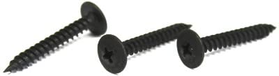 #8 x 1 5/8' Fine Drywall Screws/Phillips/Modified Truss Head/Steel/Black Oxide / 3000 Pc. Carton