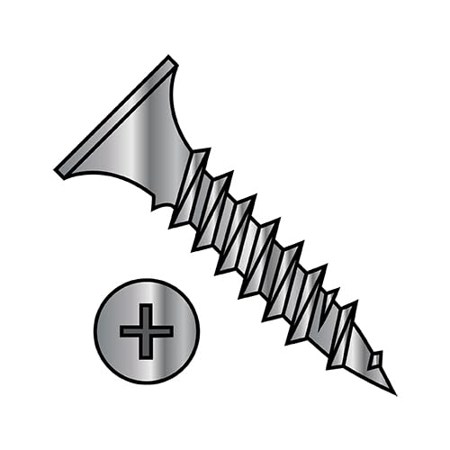 Generic 6-18X1 5/8 Phillips Bugle Head Fine Thread Drywall Screw Black Phosphate - ECS-0626YPG