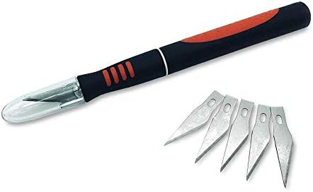 SMB Premium Soft Handle Knife w/5 Blades (1/4/10/25/100 pcs) (100)