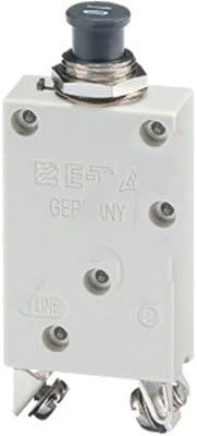 412-K14-LN2-3A, Circuit Breaker; Therm; Push/Pull; Cur-Rtg3A; Panel; 1 Pole; Vol-Rtg 28VDC; Screw Snap