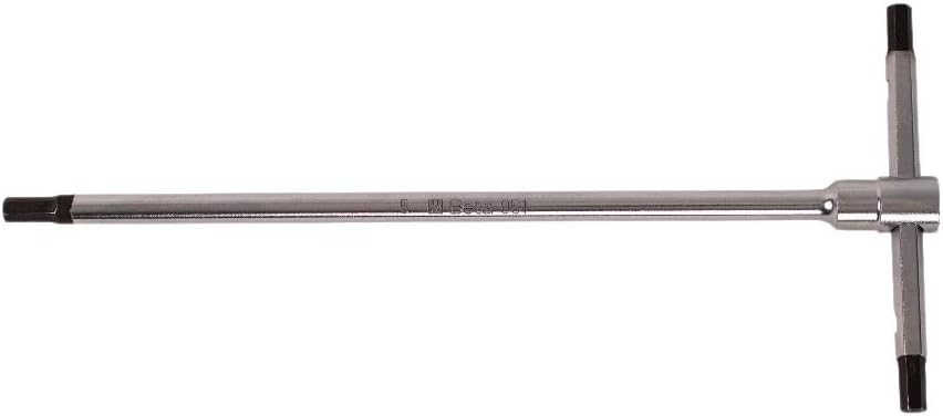 Beta 951 5mm Metric Sliding T-Handle Hex Key Allen Wrench | High Torque & Fast Spinning T-Handle Design | Calibrated Hex Ends | Made in Italy