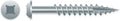 #8 x 2-1/2' Combo Drive Round Washer Head ZINC Plated Screws 2,000ct