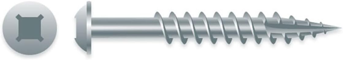 #8 x 2-1/2' Combo Drive Round Washer Head ZINC Plated Screws 2,000ct