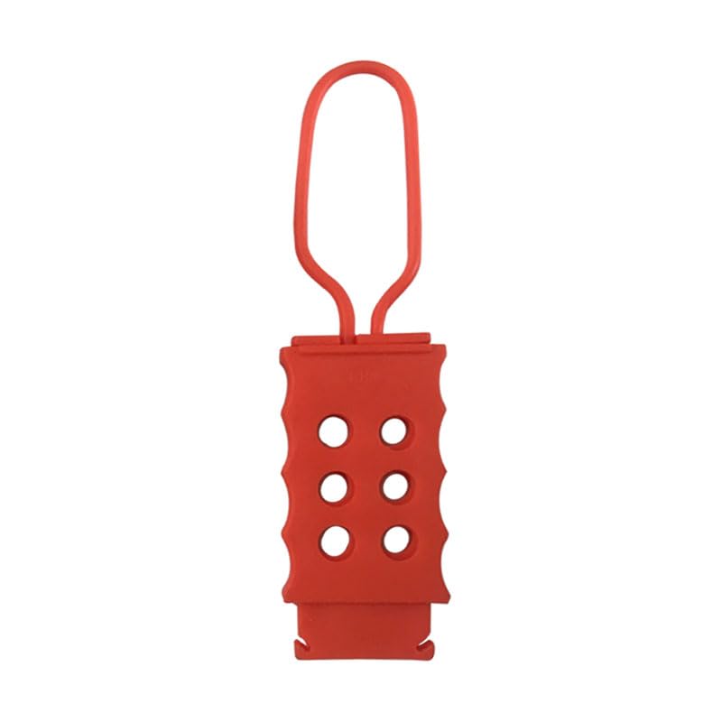 12pcs KRM LOTO - DI Electric HASP with 6 Holes RED