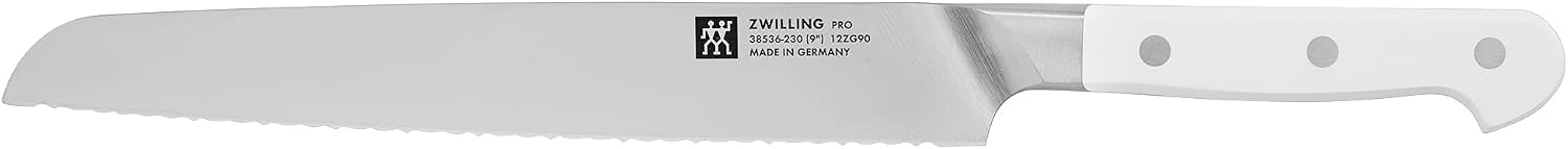 ZWILLING Pro Le Blanc 9-inch Z15 Serrated Bread Knife
