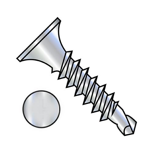 6-20X1 5/8 Phillips Bugle Head Full Thread Self Drilling Drywall Screw Zinc and Bake - ECS-0626KPGZ
