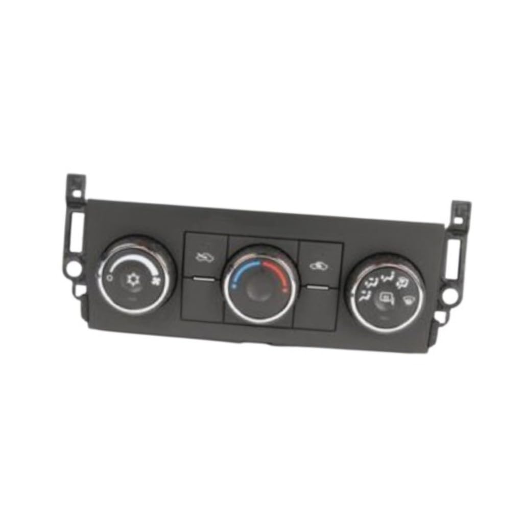 KarParts360 for Chevy Silverado 1500/2500 2010 2011 Heating and Air Conditioning Control Panel | Ebony | W/Heated Mirror Switch | Screw in Attachment | Male Terminal | 2 Connector | 36 Terminal