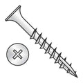 #10 x 3 Stainless Steel Deck Screw Phillips Drive, Bugle Head (Quantity: 1200) Type 17 Wood Cutting Point, 2' of Thread Length, #10 Diameter, 3' Screw Length
