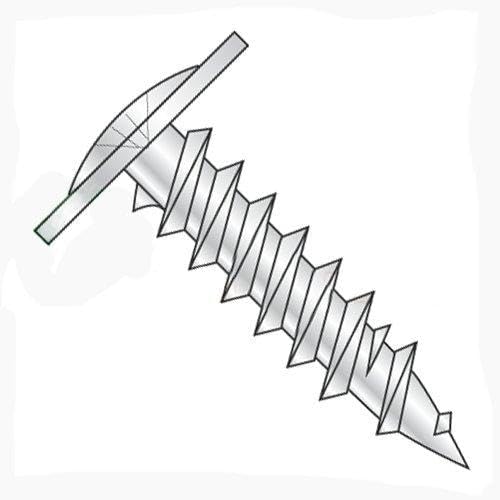 #8 x 1 5/8' Fine Drywall Screws/Phillips/Modified Truss Head/Steel/Zinc (Carton: 3,000 pcs)