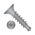 #8 x 1 1/2' Self-Drilling Drywall Screws/Phillips/Bugle Head/Steel/Black Phos (Carton: 2,000 pcs)