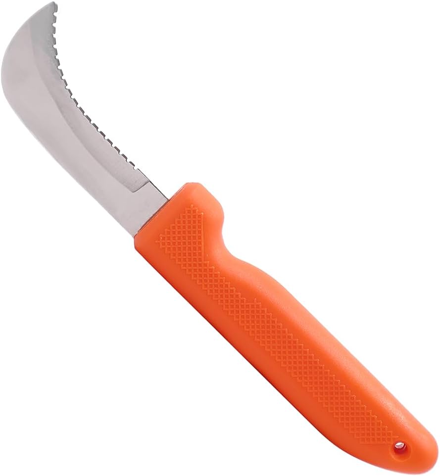 Zenport K102 Harvest Utility Knife with 3-Inch Stainless Steel Serrated Blade, Box of 24