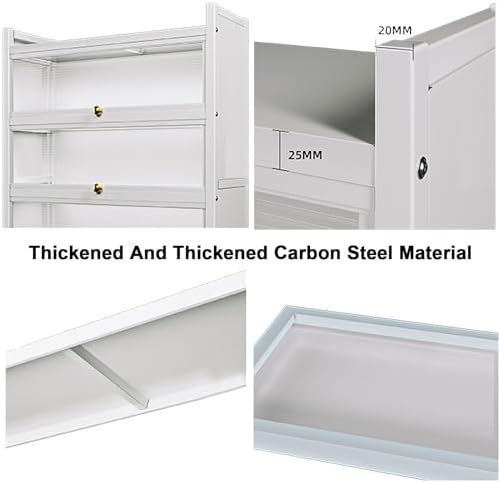 3-Tier Kitchen Pantry Storage Cabinet, Coffee Bar with Drawer & Flip Door, Versatile Space-Saving Organizer, Baker's Rack for Kitchen, 40cm/15.7in Storage Solution