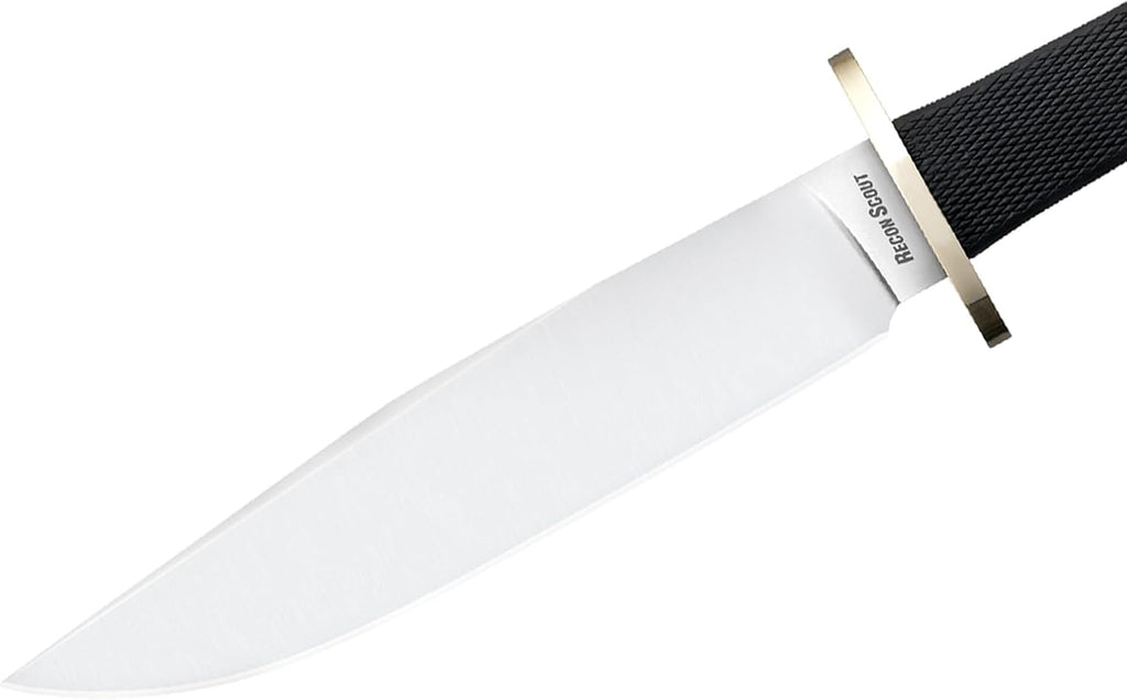 Cold Steel Recon Scout 7.5' CPM 3V Razor-Sharp Clip Point Blade 5' Kray-Ex Handle Tactical Fixed Blade Knife w/Secure-Ex Sheath