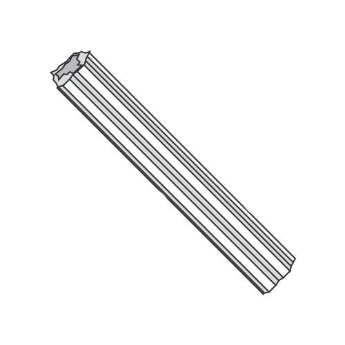 #14 x 1 1/2' Fluted Plastic Anchors/Nylon/for Use with 1/4' Screws/Length: 1 1/2' / Drill Size: 5/16' (Carton: 1,000 pcs)*