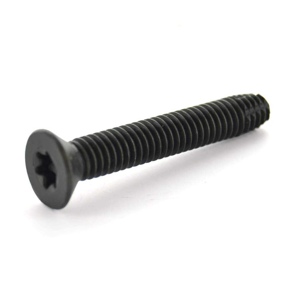 1/4-20 x 6'' Self-Tapping Trailer Deck Screws, Flat Head, Type F, Star Drive T-30, Steel Floorboard Thread Cutting Screws for Wood & Metal - 200 Pcs