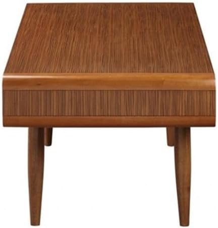 Boraam Zebra Series Halmstad Coffee Table, Rich Walnut
