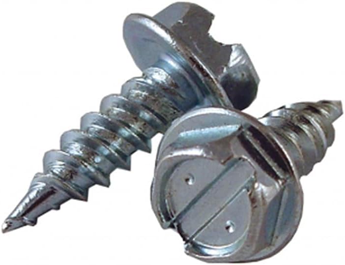 Malco HW7X1/2Z Zip-In Screws Hex Washer/Slotted Head 15000