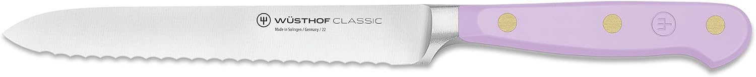 WÜSTHOF Classic Purple Yam 5' Serrated Utility Knife