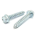(3700 Pieces) #10x1' Hex Washer Head Self Tapping Sheet Metal Screws Zinc