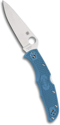 Spyderco Endura 4 Lightweight Folding Pocket Knife with 3.8' VG-10 Steel Blade and FRN Handle - EDC Knife for Men and Women, Perfect for Hunting, Tactical, Camping, Survival - PlainEdge - C10FPBL