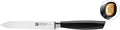 Zwilling All Star 5-inch Razor-Sharp German Serrated Utility Knife, Tomato Knife, Made in Company-Owned German Factory with Special Formula Steel perfected for almost 300 Years, Gold Polished End Cap