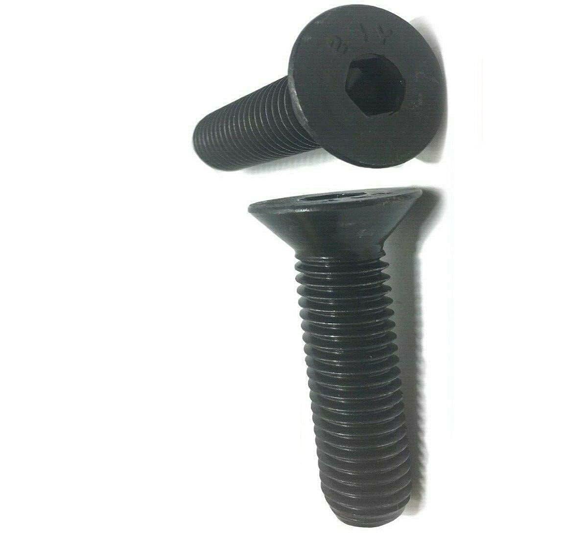 Pr-Mch Package of 100, 3/4-10 x 1 1/2' Flat Head Cap Screw Black Oxide Thread Socket Set Kit #DR-D7530D