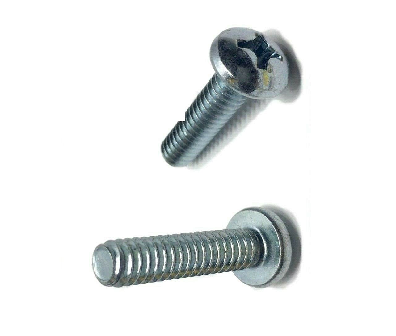 Pr-Mch Package of 2000, 1/4-20 x 1 1/2' Phillips Pan Head Machine Screw Zinc Plated Bulk Box Set Kit #DR-D8260D