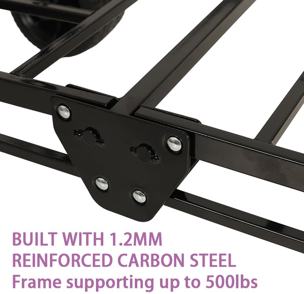 3-in-1 Convertible Folding Wagon Cart with Seat & Storage, 500lbs Heavy-Duty Utility Wagon, 180L Capacity, All-Terrain 360° Swivel Wheels for Camping, Beach, Sports, Garden (Purple)