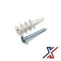1/2' x 1-5/8' Plastic Drywall Anchor (750 Anchors) by X1 Tools
