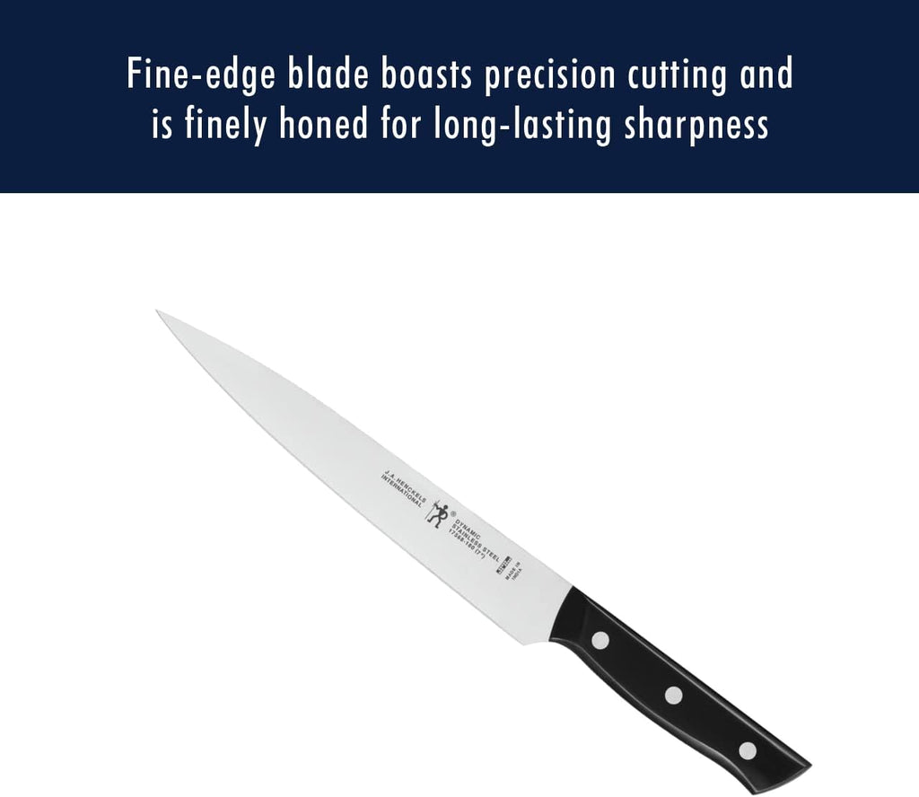 HENCKELS Dynamic Razor-Sharp 15-Piece Knife Set, Chef, Bread, Steak, German Engineered Informed by 100+ Years of Mastery