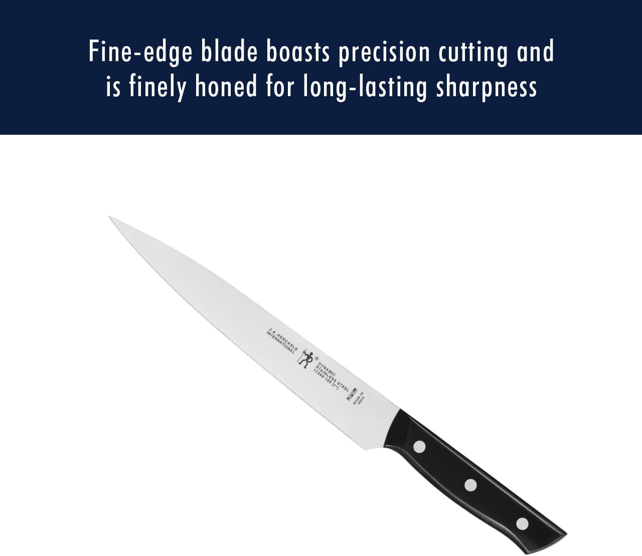 HENCKELS Dynamic Razor-Sharp 15-Piece Knife Set, Chef, Bread, Steak, German Engineered Informed by 100+ Years of Mastery