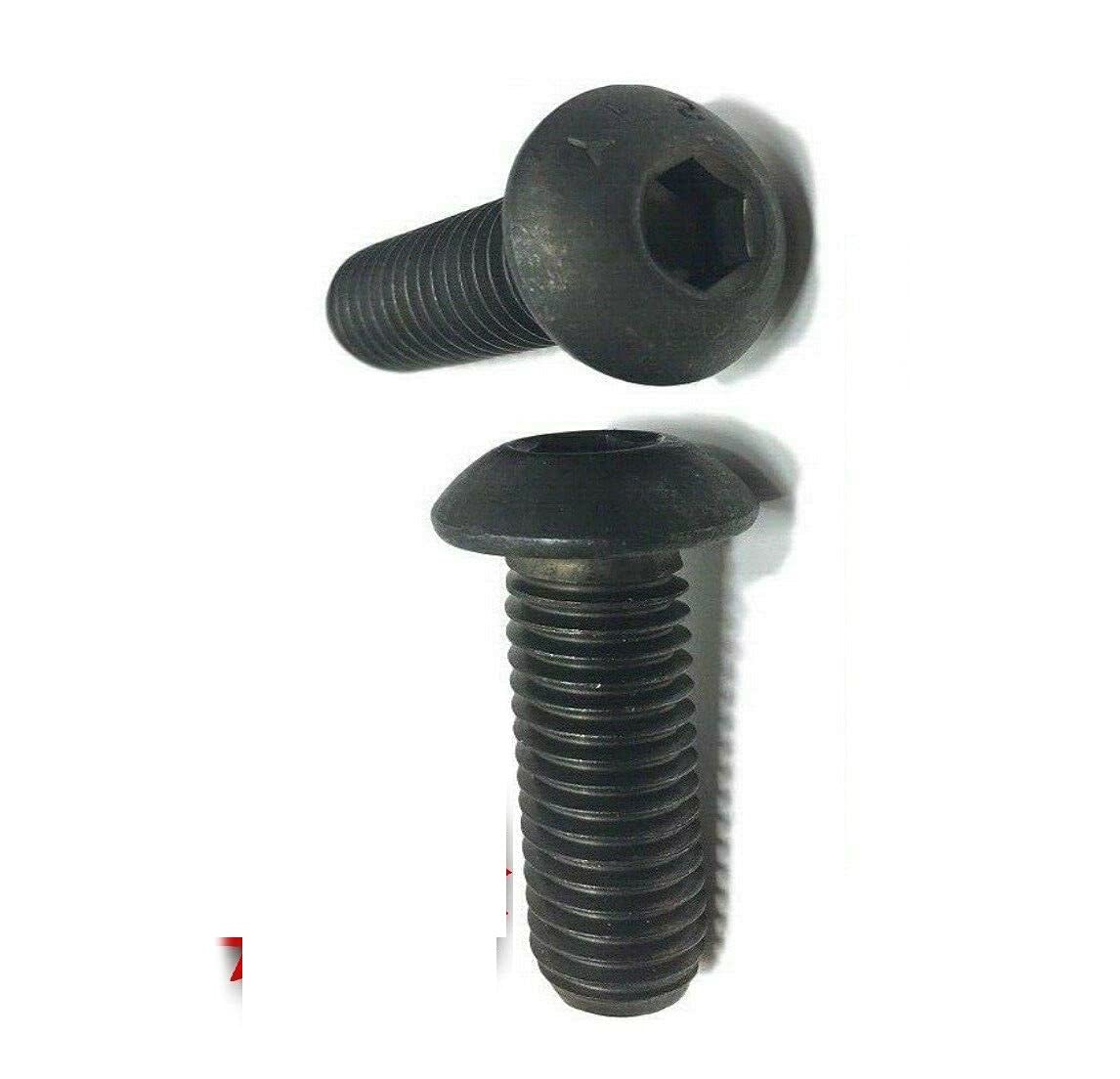 Pr-Mch Package of 1000, 1/4-20 X 1 1/2' Button Head Cap Screw Black Oxide Thread Socket Set Kit #DR-D8174D