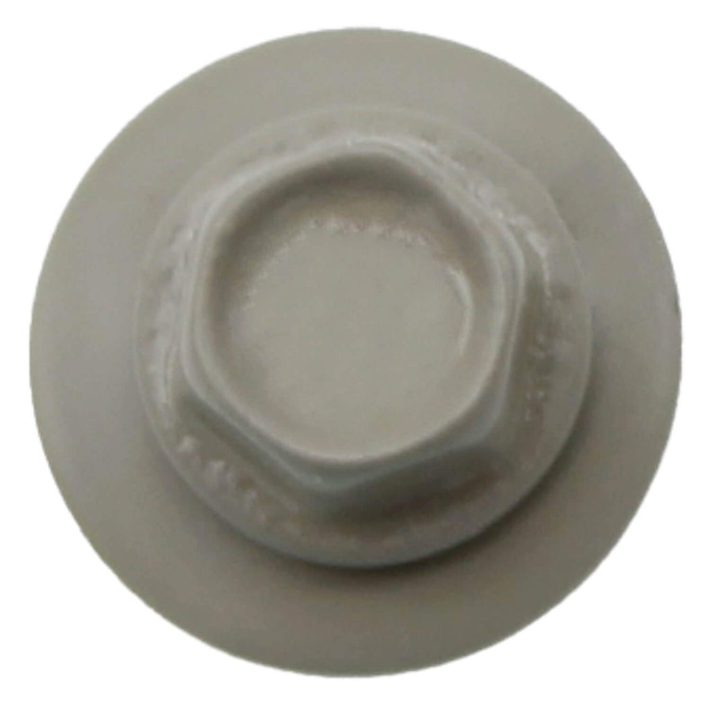 Metal ROOFING SCREWS: (1000) 10 x 1' Ash Gray Hex Head Sheet Metal Roof Screw. Self starting metal to wood siding screws. EPDM washer. Colored head