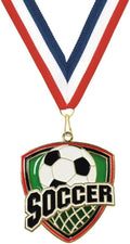 Wilson Trophy Soccer Medal - Gold Themed - 2.5' with Free Custom Engraving