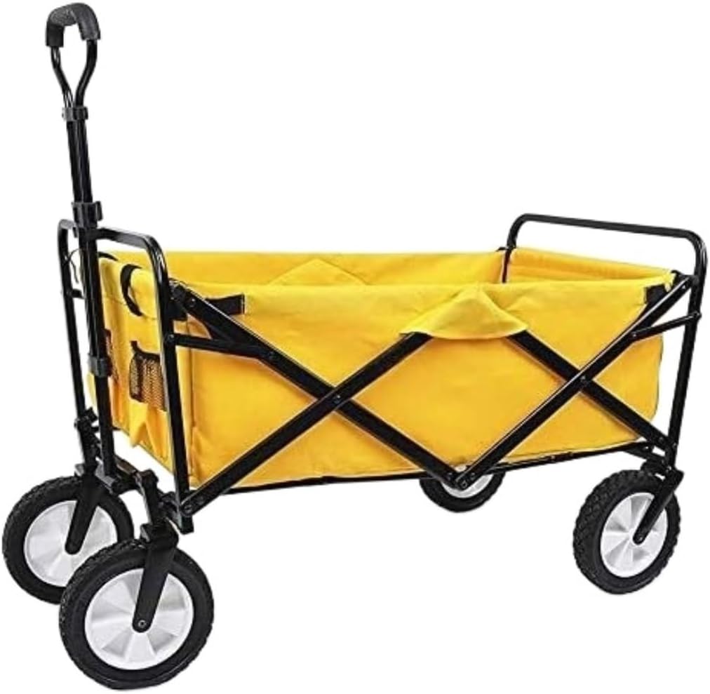 Trolley Cart Collapsible Folding Outdoor Garden Camping Wagon Sports Wagon Heavy Duty Camping Cart Garden Wagon