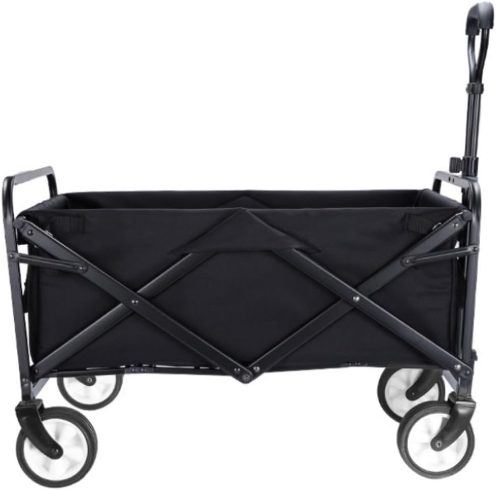 Folding Wagon Cart Beach Wagon Grocery Wagon Folding Utility Wagon Cart Garden Camping Collapsible Wagon Sports Wagon Heavy Duty For Outdoor Festivals Camping Grocery Cart Garden Wagon Utility Wagon (