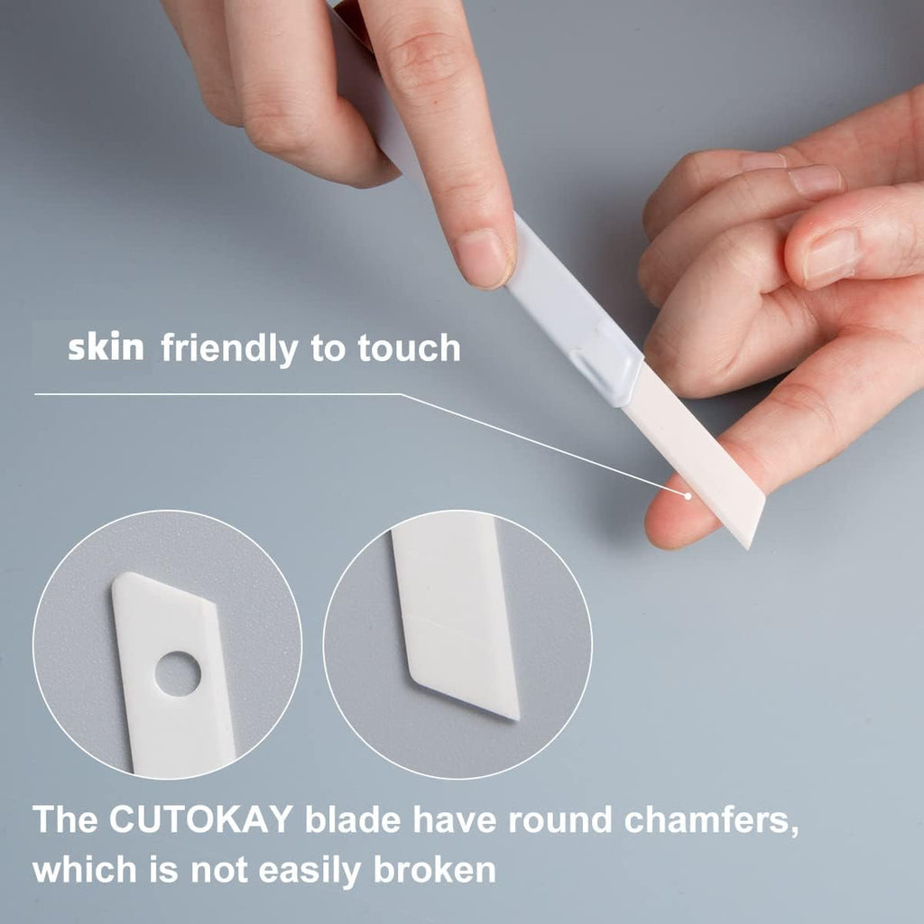 Ceramic Spare Blades 9mm Wide Cutokay Box Cutter refill Utility Knife Blades [420 blades]