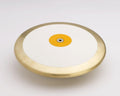 Vintage Classic Gold Men Women High School Girl's 84.5% Brass Rim Weight 1 Kilo Track & Field Discus. Winner of More Medals Than Any Other 1 kg in History.