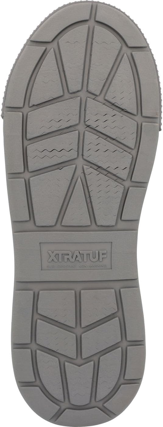 XTRATUF 6' Men's Ankle Deck Boot Sport - 30% Lighter, 100% Waterproof Rubber Fishing Footwear - Non-Marking, Slip-Resistant Outsole - Moisture-Wicking Liner