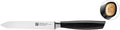Zwilling All Star 5-inch Razor-Sharp German Serrated Utility Knife, Tomato Knife, Made in Company-Owned German Factory with Special Formula Steel perfected for almost 300 Years, Gold Matte End Cap