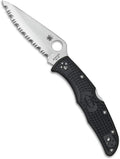 Spyderco Endura 4 Lightweight Folding Pocket Knife with 3.8' VG-10 Steel Blade and FRN Handle - EDC Knife for Men and Women, Perfect for Hunting, Tactical, Camping, Survival - SpyderEdge - C10SBK