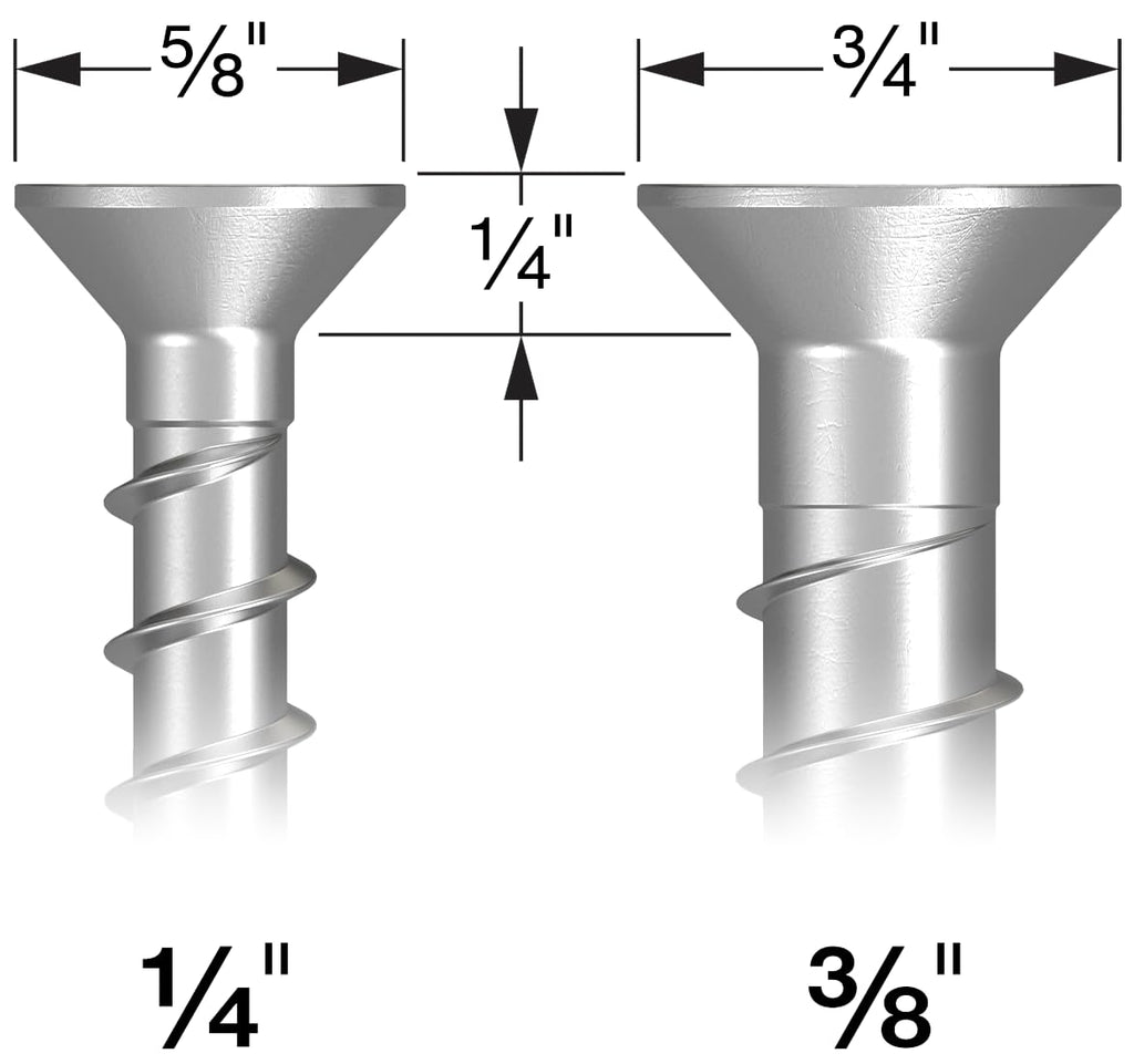 Simpson Strong-Tie THD37500CS Titen HD 3/8 in. x 5 in. Zinc-Plated Countersunk Head Heavy-Duty Screw Anchor (50-Qty) (Pack of 2)