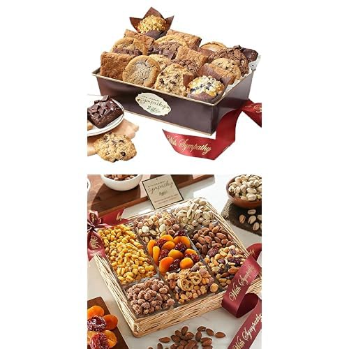 Broadway Basketeers Sympathy Bakery & Dried Fruit Nuts Duo