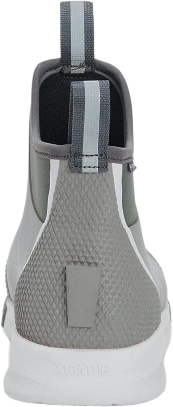 XTRATUF 6' Men's Ankle Deck Boot Sport - 30% Lighter, 100% Waterproof Rubber Fishing Footwear - Non-Marking, Slip-Resistant Outsole - Moisture-Wicking Liner