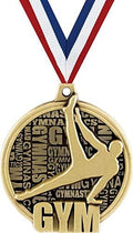 Crown Awards Gymnastics Medals - 2' Kudos Male Gymnast Gym Award Medals Gold Prime