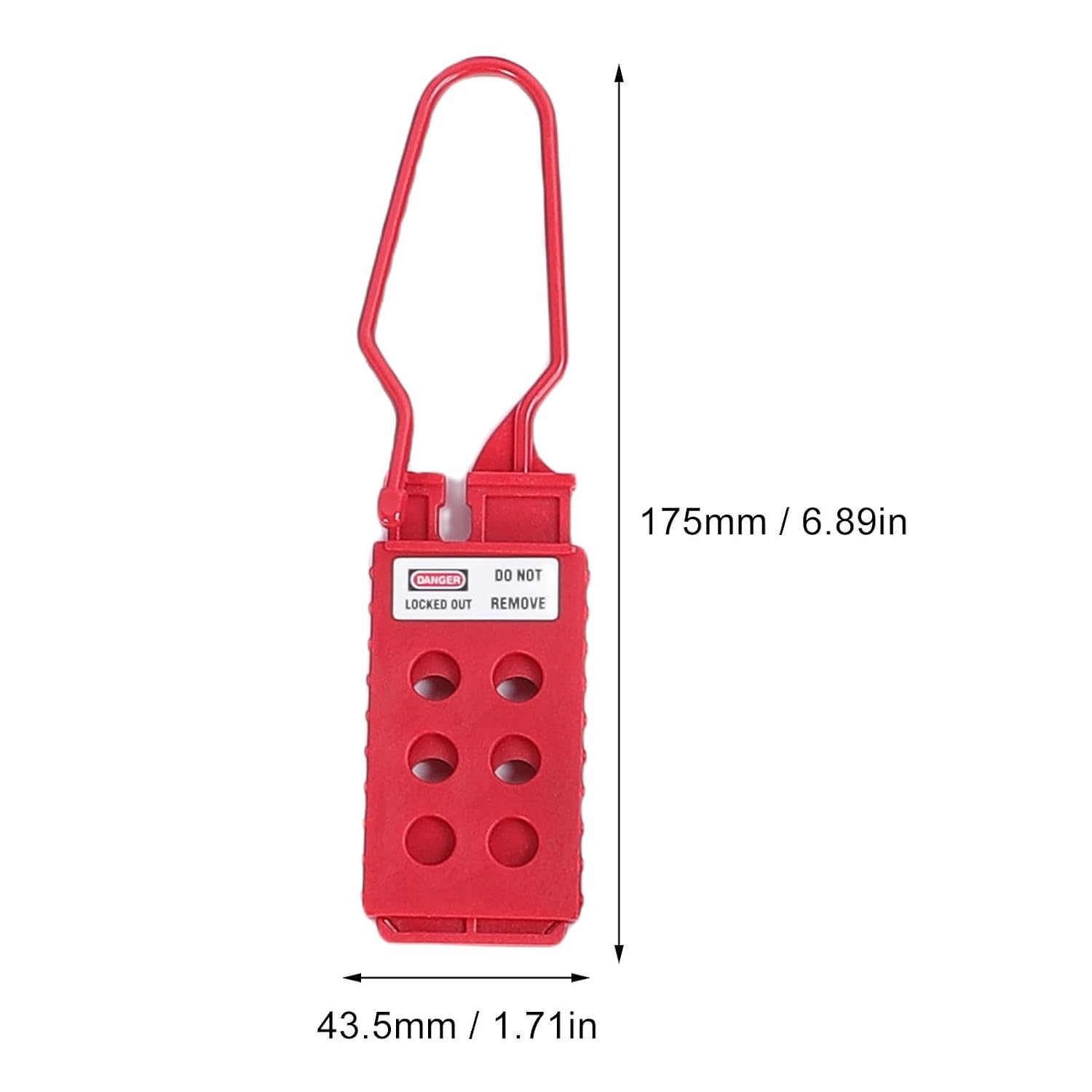 Lockout Tagout Kit, OSHA Compliant Universal Loto Safety Kit, with 10 Padlocks, 4 Hasps, Circuit Breaker Locks, and for Industrial and Mechanical Lockout Procedures