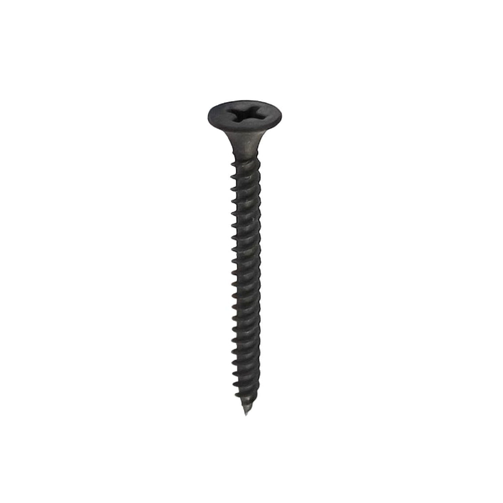 8-15X1 5/8 Fine Thread Drywall Screws | Phillips | Bugle Head | Steel | Black Oxide (Quantity: 2000)