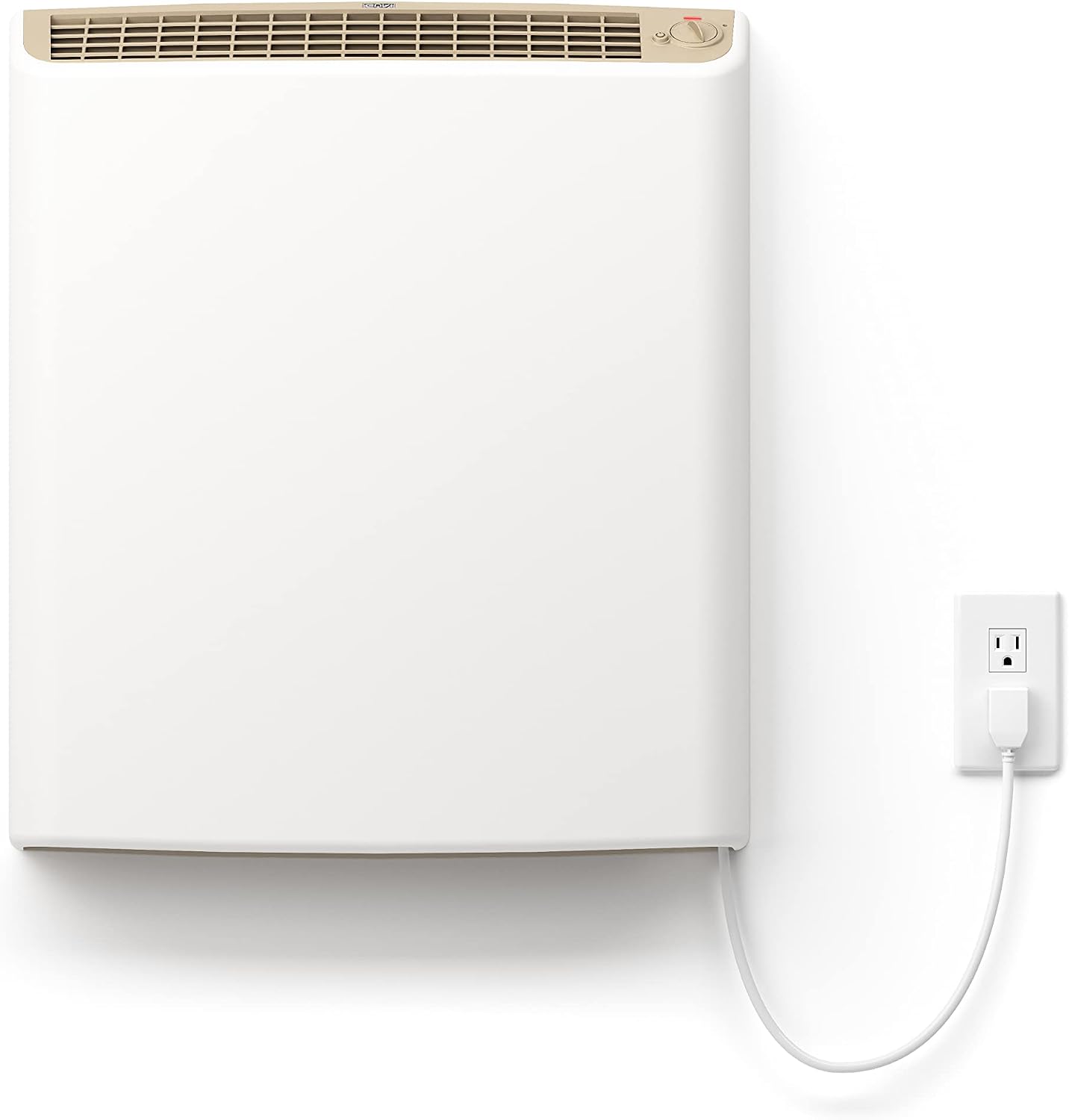 EnviMAX Plug-in Electric Panel Wall Heaters for Large Rooms, 1000 Watts, 24/7 Heating w/Safety Sensor Protection, Patented Quiet Fan-less Design, Easy 2-Min Install, Indoor Space Heater, Made in USA